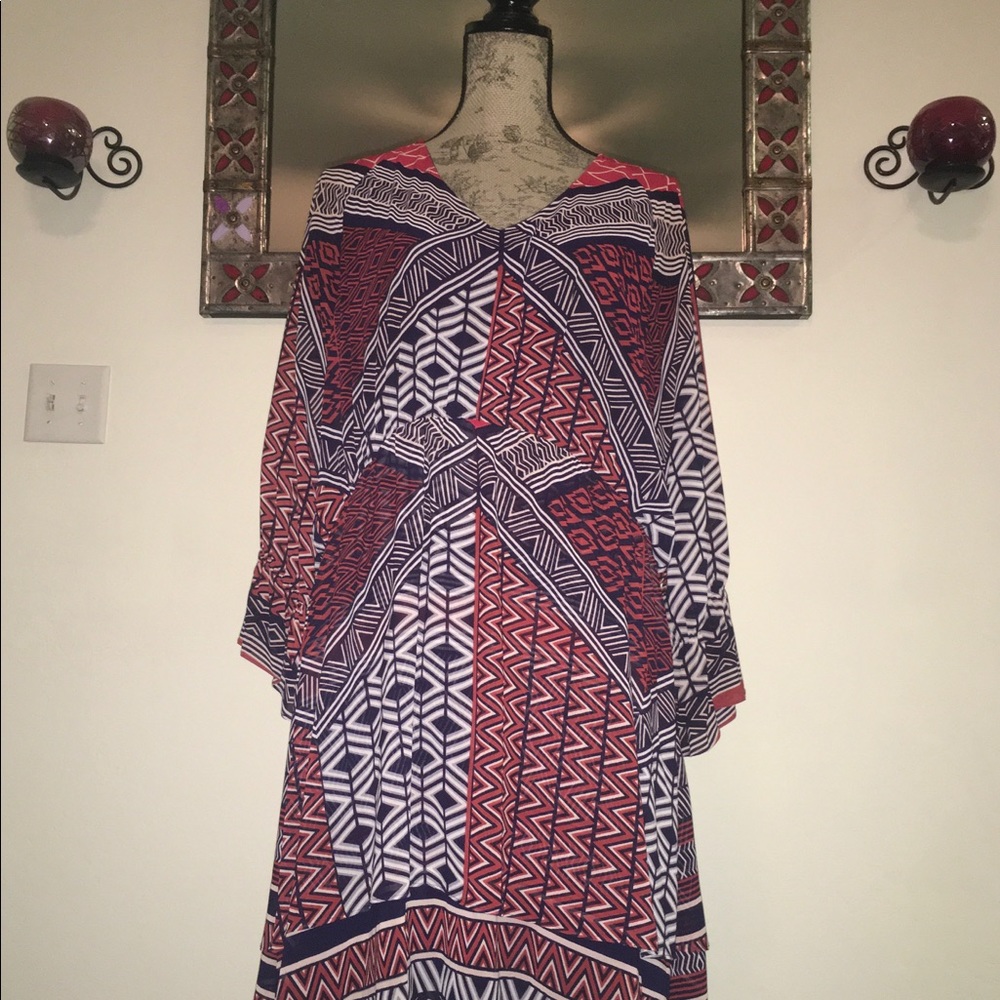 Great Lined Hi lo  dress